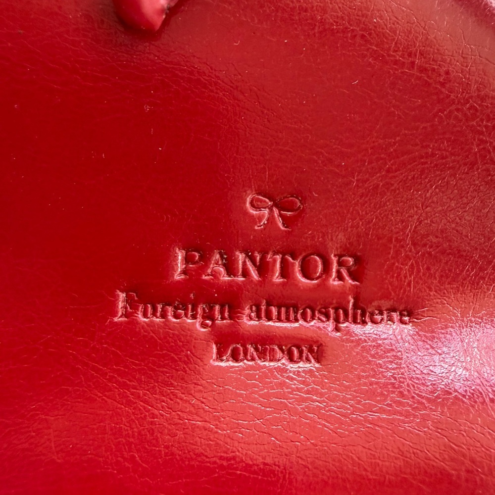 Compact Red Crossbody Bag with Knot-Detail Strap - Picture 6 of 11